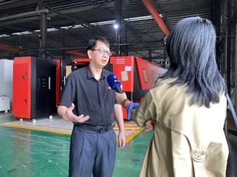 Baisheng Laser was reported in the Foshan Daily Press